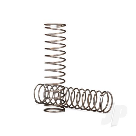 Traxxas Springs, Shock (Natural Finish) (Gts) (0.30 Rate, White Stripe) (2 Pcs) (TRX8043)