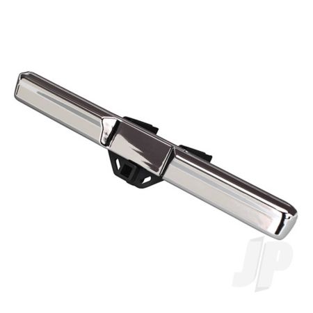 Traxxas Bumper, Rear (Chrome) / Bumper Mount / 3X10 Bcs (2 Pcs) (TRX8068)