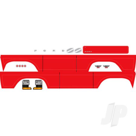 Traxxas Decal Sheet, Bronco, Red (Fits #8010 Body) (TRX8078R)