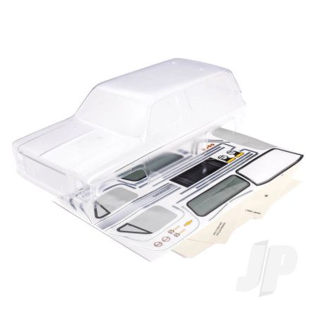 Traxxas Body, Chevrolet Blazer (1979), Complete (Clear, Requires Painting) (Includes Grille, Side Mirrors, Side Trim, Door Handles, Windshield Wipers, Decals, Window Masks) (TRX8130P)