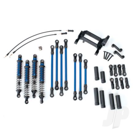 Traxxas Long Arm Lift Kit, Trx-4, Complete (Includes Blue Powder Coated Links, Blue-Anodised Shocks) (TRX8140X)