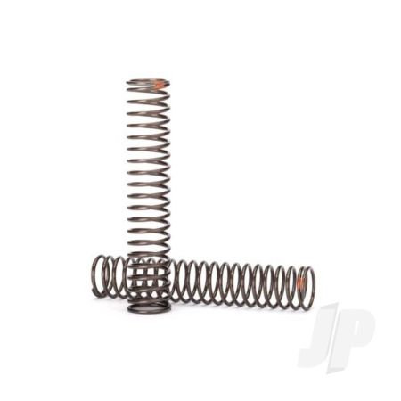 Traxxas Springs, Shock, Long (Natural Finish) (Gts) (0.39 Rate, Orange Stripe) (For Use With Trx-4 Long Arm Lift Kit) (TRX8154)