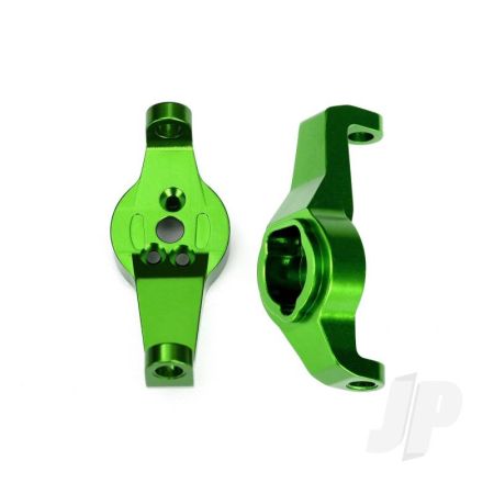 Traxxas Caster Blocks, 6061-T6 Aluminium (Green-Anodised), Left And Right (TRX8232G)