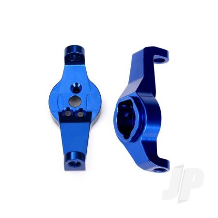 Traxxas Caster Blocks, 6061-T6 Aluminium (Blue-Anodised), Left And Right (TRX8232X)