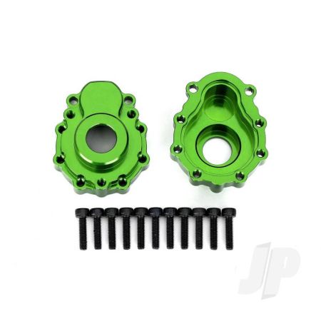 Traxxas Portal Housings, Outer, 6061-T6 Aluminium (Green-Anodised) (2 Pcs) / 2.5X10 Cs (12 Pcs) (TRX8251G)