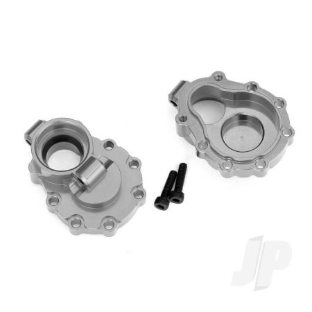 Traxxas Portal Housings, Inner (Rear), 6061-T6 Aluminium (Charcoal Grey-Anodised) (2 Pcs) / 2.5X10 Cs (2 Pcs) (TRX8253A)