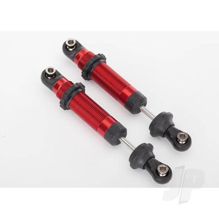 Traxxas Shocks, Gts, Aluminium (Red-Anodised) (Assembled With Spring Retainers) (2 Pcs) (TRX8260R)