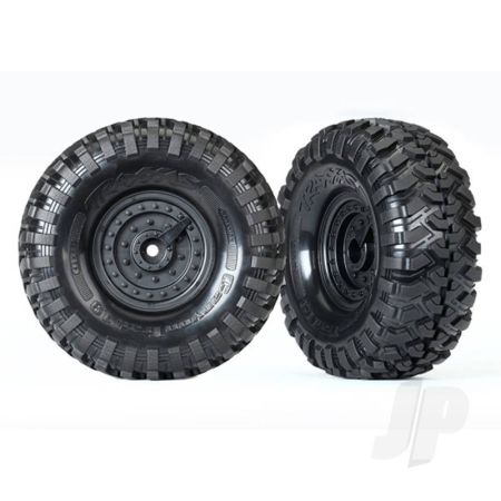 Traxxas Tyres And Wheels, Assembled Glued Canyon Trail 1.9 Tyres (2 Pcs) (TRX8273)