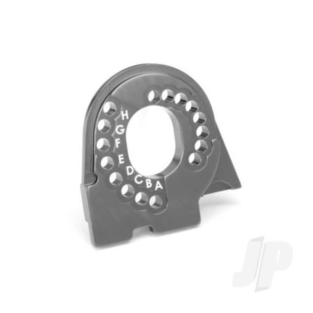 Traxxas Motor Mount Plate, 6061-T6 Aluminium (Charcoal Grey-Anodised) (TRX8290A)