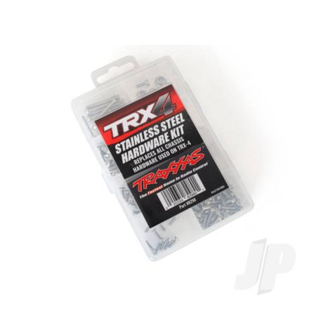 Traxxas Hardware Kit, Stainless Steel, Trx-4 (Contains All Stainless Steel Hardware Used On Trx-4) (TRX8298)