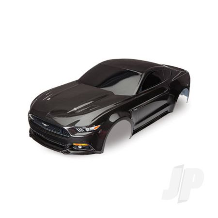 Traxxas Body, Ford Mustang, Black (Painted, Decals Applied) (TRX8312X)