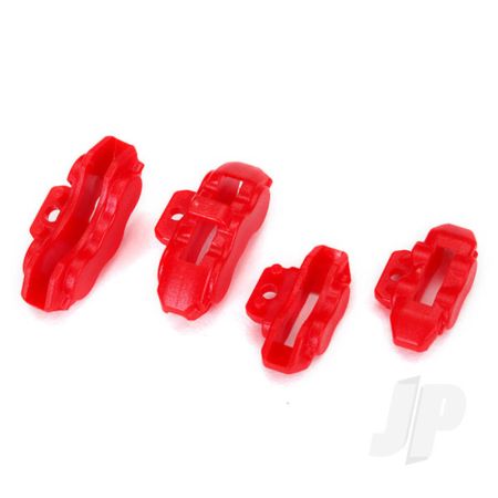 Traxxas Brake Calipers (Red), Front (2 Pcs) / Rear (2 Pcs) (TRX8367)