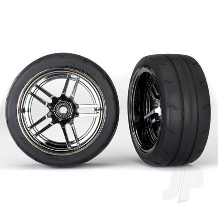 Traxxas Tyres And Wheels, Assembled Glued 1.9In Response Tyres (2 Pcs) (TRX8374)