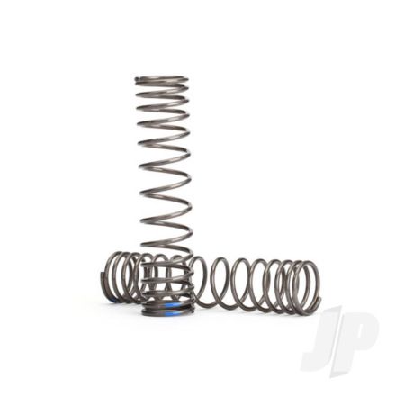 Traxxas Spring, Shock, 139Mm (Natural Finish) (Gtr) (Progressive, 1.250 Rate, Blue Stripe) (2 Pcs) (TRX8441)
