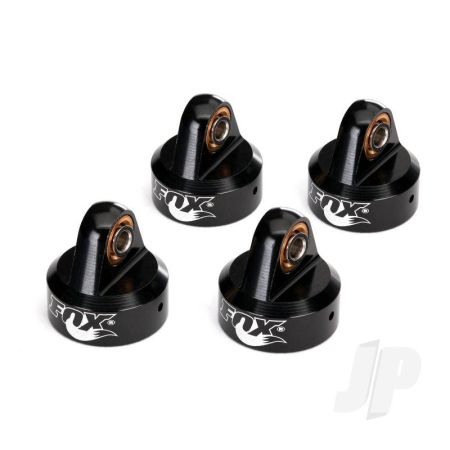 Traxxas Shock Caps, Aluminium (Black-Anodised), Fox Shocks (4 Pcs) (TRX8456)