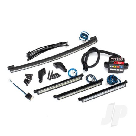 Traxxas Led Light Set, Complete (Includes Front Light Bar (2 Pcs), Rear Light Bar, Curved Roof Light Bar, And High-Voltage Power Amplifier) (TRX8485)