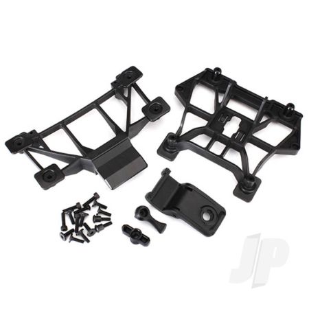 Traxxas Body Mounts, Front & Rear / 3X12Mm Cs (4 Pcs) / 3X12Mm Shoulder Screw (2 Pcs) / 3X10Mm Flat-Head Machine Screw (8 Pcs) / 3X12Mm Bcs (1Pc) (TRX8615)