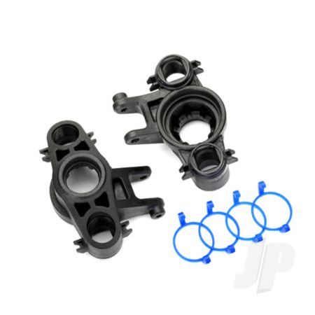 Traxxas Axle Carriers, Left & Right (1 Each) (Use With 8X16Mm & 17X26Mm Ball Bearings) / Dust Boot Retainers (4 Pcs) (TRX8635)