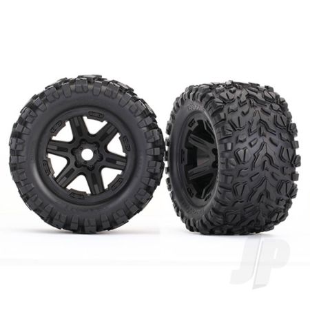 Traxxas Tyres And Wheels, Assembled Glued Talon Ext Tyres (2 Pcs) (TRX8672)