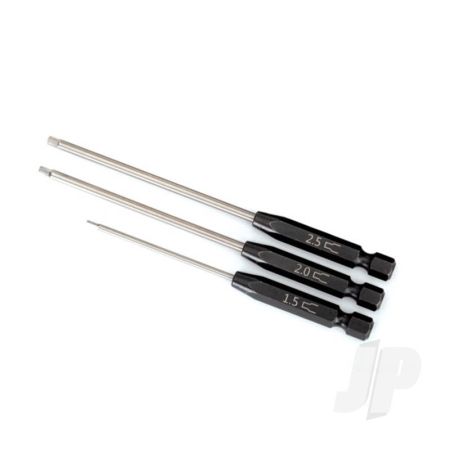 Traxxas Speed Bit Set, Hex Driver, 3-Piece Straight (1.5Mm, 2.0Mm, 2.5Mm), 1 / 4In Drive (TRX8715)