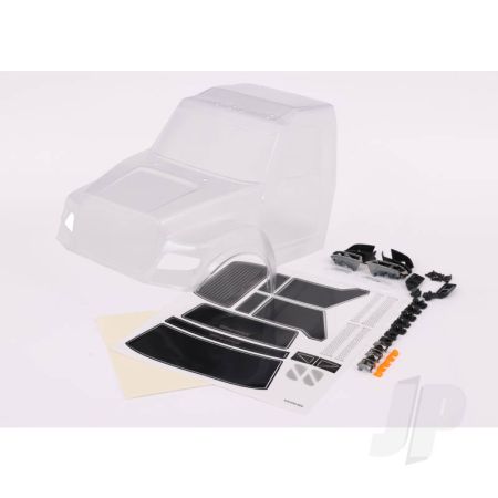 Traxxas Body, Trx-6 Ultimate Rc Hauler (Clear, Requires Painting) (Includes Headlights, Roof Lights, Side Mirrors, & Decals) (TRX8823)