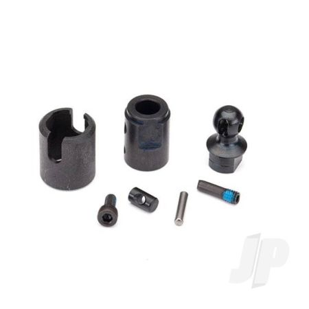 Traxxas Output Drive, Transmission Or Differential (Pin Retainer (1Pc) / Drive Cup (1Pc) / Drive Ball (1Pc) / Centre Ball (1Pc) / Drive Pin (1Pc) / 3X10 Screw Pin (1Pc) / Cross Pin (Black) (1Pc) / 2.5X6 Cs ( With Threadlock) (1Pc)) (Use With Trx-6 Axle Co