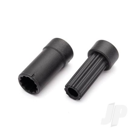 Traxxas Half Shafts, Centre (Internal Splined, Extra Short (1Pc) / External Splined, Extra Short (1Pc)) (Plastic Parts Only) (TRX8850)
