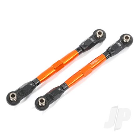 Traxxas Toe Links, Front (Tubes Orange-Anodised, 7075-T6 Aluminium, Stronger Than Titanium) (88Mm) (2 Pcs) / Rod Ends, Rear (4 Pcs) / Rod Ends, Front (4 Pcs) / Aluminium Wrench (1Pc) (TRX8948A)