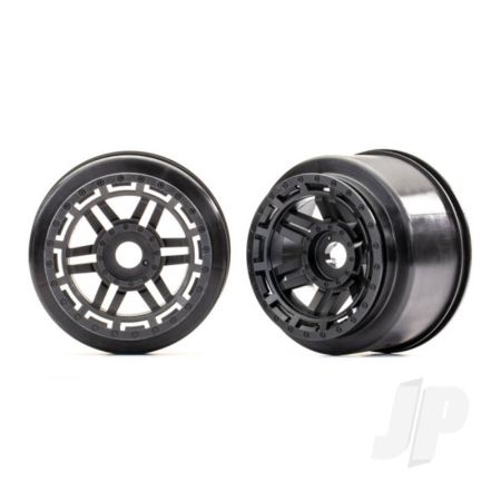 Traxxas Wheels (Black) (2 Pcs) (TRX8971)