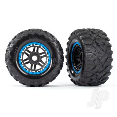Traxxas Tyres And Wheels, Assembled Glued Maxx Mt Tyres (2 Pcs) (TRX8972A)