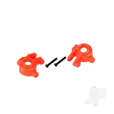 Traxxas Steering Blocks, Extreme Heavy Duty, Orange (Left & Right)/ 3X20Mm Bcs (2) (For Use With #9080 Upgrade Kit) (TRX9037T)