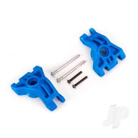Traxxas Carriers, Stub Axle, Rear, Extreme Heavy Duty, Blue (Left & Right)/ 3X41Mm Hinge Pins (2)/ 3X20Mm Bcs (2) (For Use With #9080 Upgrade Kit) (TRX9050X)