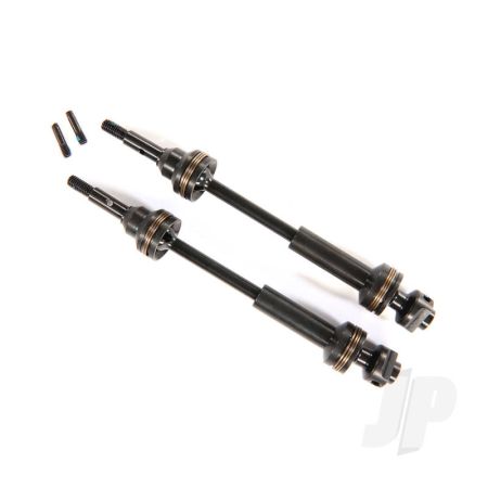 Traxxas Front Driveshafts, Steel-Spline Constant-Velocity (Complete Assembly) (2 Pcs) (TRX9051X)