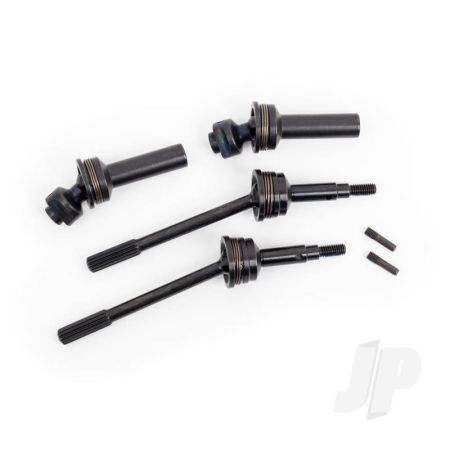 Traxxas Driveshafts, Rear, Extreme Heavy Duty, Steel-Spline Constant-Velocity With 6Mm Stub Axles (Complete Assembly) (2) (For Use With #9080 Upgrade Kit) (TRX9052R)