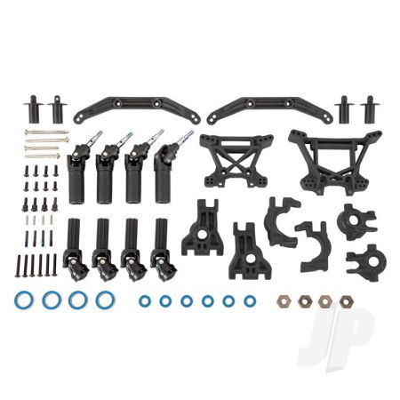 Traxxas Outer Driveline & Suspension Upgrade Kit, Extreme Heavy Duty, Black (TRX9080)