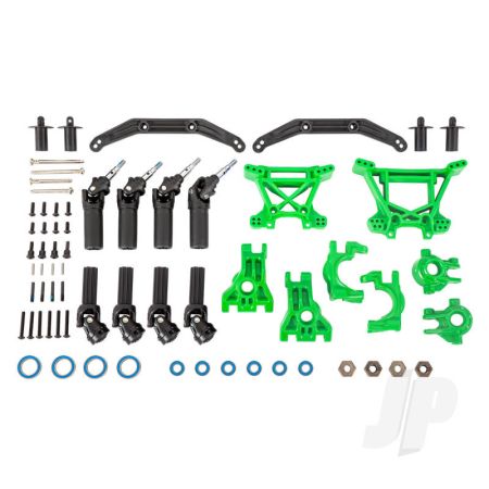 Traxxas Outer Driveline & Suspension Upgrade Kit, Extreme Heavy Duty, Green (TRX9080G)
