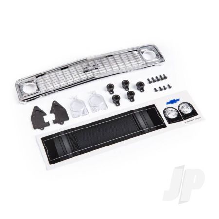 Traxxas Grille, Chevrolet Blazer (1972)/ Grille Retainers (5)/ Headlight Housing (2)/ Lens (2)/ 2.6X8 Bcs (5)/ 2.5X6 Bcs (4) (Fits #9111 Body) (TRX9120) Traxxas Grille, Chevrolet Blazer (1972)/ Grille Retainers (5)/ Headlight Housing (2)/ Lens (2)/ 2.6X8 Bcs (5)/ 2.5X6 Bcs (4) (Fits #9111 Body) (TRX9120)