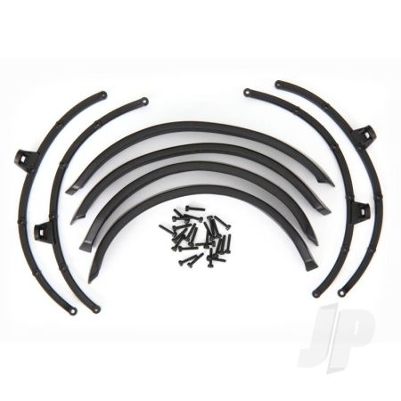 Traxxas Fender Flares, Front & Rear (2 Each)/ Flare Mounts (4)/ 2X8 Cs (24) (Fits #9211 Body) (TRX9227)
