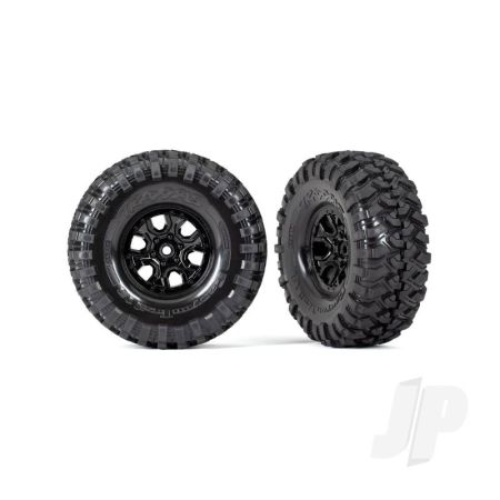 Traxxas Tyres And Wheels, Assembled, Glued (Trx-4 2021 Bronco 1.9' Wheels, Canyon Trail 4.6X1.9' Tyres) (2) (TRX9272)