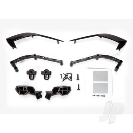 Traxxas Mirrors, Side (Left & Right)/ Mounts (Left & Right)/ Trim, Side (Left & Right)/ Trim Mounts (Left & Right)/ 2.6X8Mm Bcs (2)/ 1.6X7Mm Bcs (8) (TRX9317)
