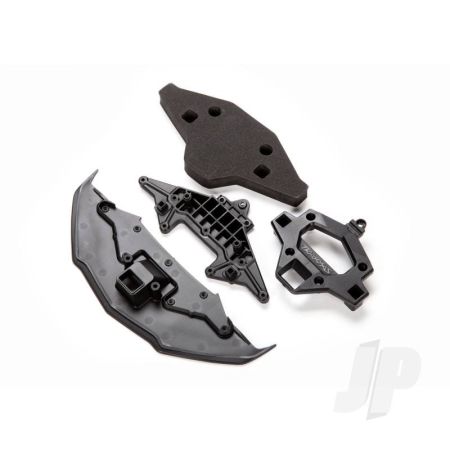Traxxas Bumper, Front/ Bumper Mount/ Splitter/ Bumper Foam (TRX9320)