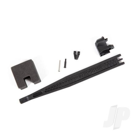 Traxxas Battery Hold-Down/ Battery Clip/ Hold-Down Post/ Screw Pin/ Pivot Post Screw/ Foam Spacer (TRX9324)