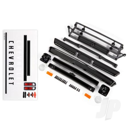 Traxxas Body Accessories, Chevrolet C10, Black (Includes Grille (Upper & Lower), Headlight Housings (Left & Right), Bumpers (Front & Rear), Mounting Retainers And Hardware) (TRX9415)