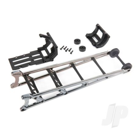 Traxxas Wheelie Bar, Black Chrome (Assembled)/ Wheelie Bar Mount (TRX9460X)