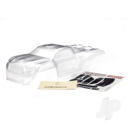 Traxxas Body, Sledge (Clear, Requires Painting) / Window, Grille, Lights Decal Sheet (TRX9511)