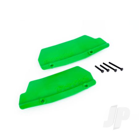 Traxxas Mud Guards, Rear, Green (Left And Right) / 3X15 Ccs (2) (TRX9519G)
