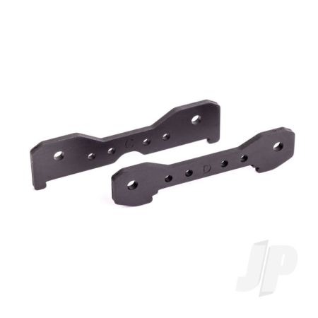 Traxxas Tie Bars, Rear, 6061-T6 Aluminium (Dark Titanium-Anodised) (TRX9528A)