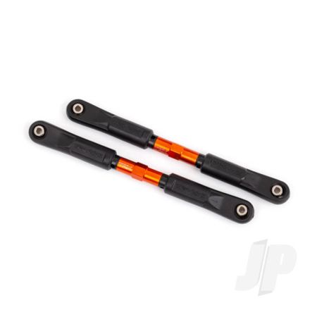 Traxxas Camber Links, Front, Sledge (Tubes Orange-Anodised, 7075-T6 Aluminium, Stronger Than Titanium) (117Mm) (2)/ Rod Ends, Assembled With Steel Hollow Balls (4)/ Aluminium Wrench, 8Mm (1) (TRX9547T)