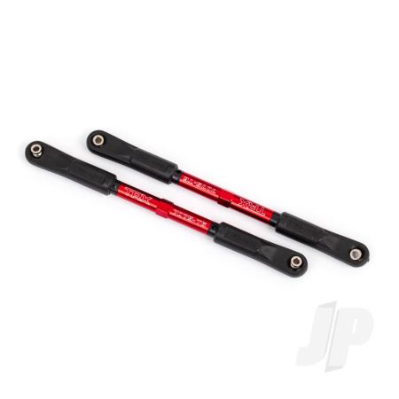 Traxxas Camber Links, Rear, Sledge (Tubes Red-Anodised, 7075-T6 Aluminium, Stronger Than Titanium) (144Mm) (2)/ Rod Ends, Assembled With Steel Hollow Balls (4)/ Aluminium Wrench, 8Mm (1) (TRX9548R)