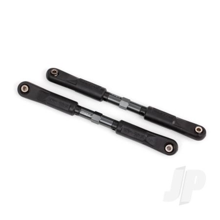 Traxxas Toe Links, Sledge (Tubes Dark Titanium-Anodised, 7075-T6 Aluminium, Stronger Than Titanium) (120Mm) (2)/ Rod Ends, Assembled With Steel Hollow Balls (4)/ Aluminium Wrench, 8Mm (1) (TRX9549A)